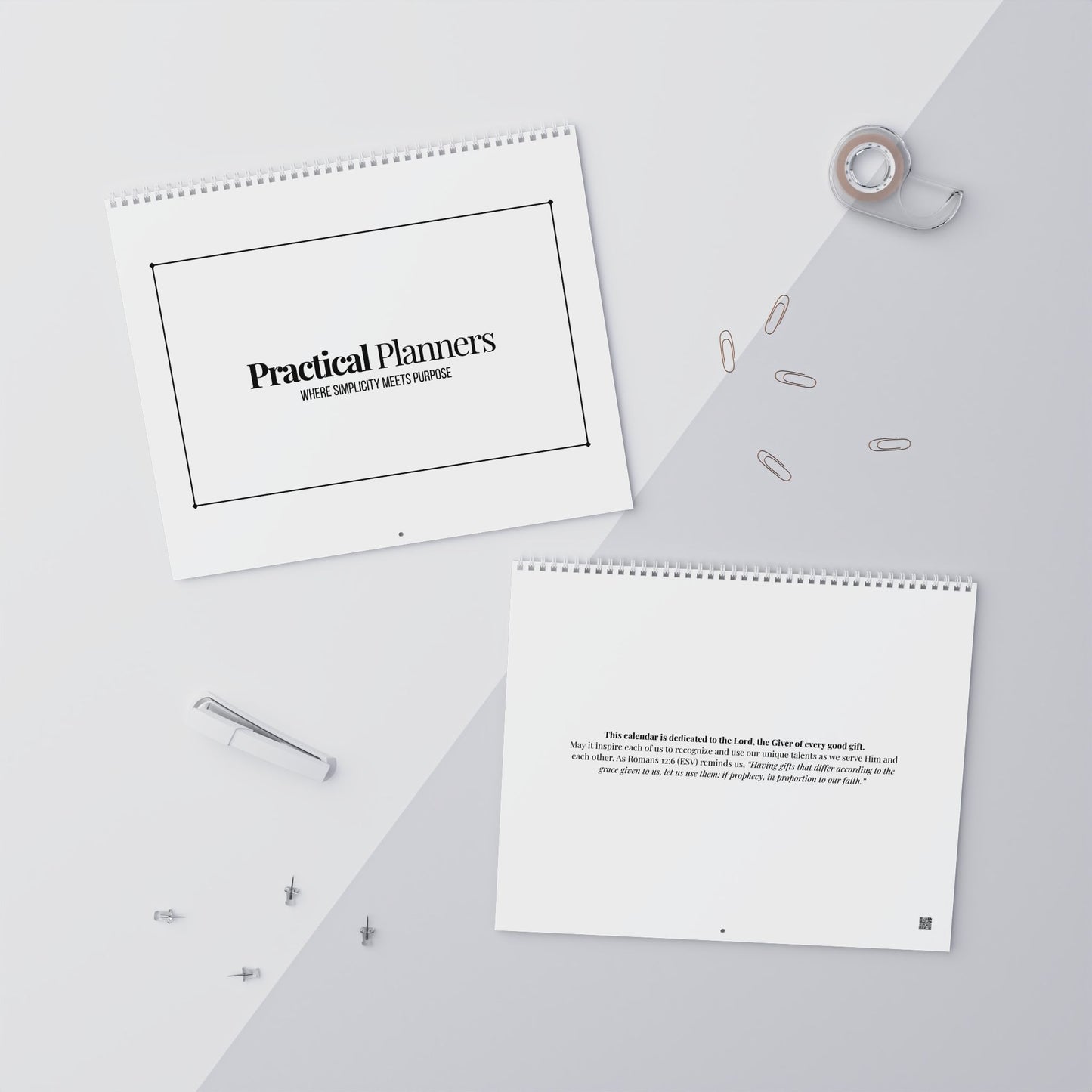 2026 Wall Calendar - Practical Planner