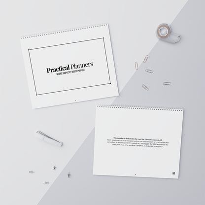 2026 Wall Calendar - Practical Planner